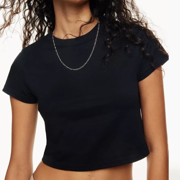 Aritzia Wonderland Beige Tee - Picture 6 of 8